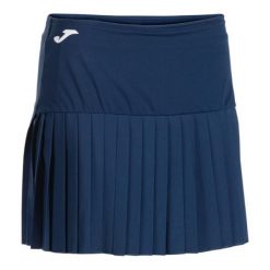 Spódnica Joma Challenge granatowa damska padel tenis. Niebieskie spódnice 909, bez wzorów, sportowe, sportowe. Za 129.99 zł.