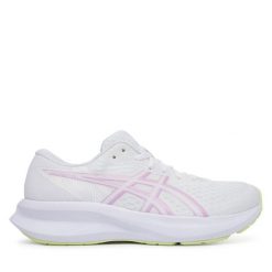 Buty do biegania Asics. Białe buty do biegania ASICS, bez wzorów, bez zapięcia, do biegania. Za 269.99 zł.