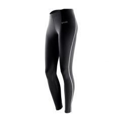Damskie legginsy Spiro. Czarne legginsy SPIRO, bez wzorów, z materiału. Za 95.15 zł.