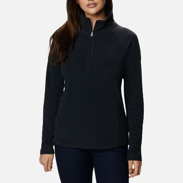 Polar Damski Columbia Glacial IV Half Zip. Czarne bluzy z polaru Columbia, m, bez wzorów, z polaru, trekkingowe. Za 123.99 zł.