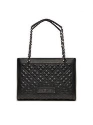 LOVE MOSCHINO Torebka JC4006PP0ILA000A Czarny. Czarne torebki klasyczne Love Moschino, bez wzorów, ze skóry, bez dodatków. Za 519.99 zł.
