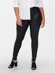 ONLY Carmakoma Legginsy Carly 15245650 Czarny Regular Fit. Czarne legginsy Only Carmakoma, bez wzorów, z wiskozy. Za 99.99 zł.