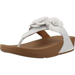 Sandały FITFLOP LULU FLOWER Biały. Białe sandały FIT FLOP, bez wzorów, z materiału, bez obcasa, bez zapięcia. Za 421.99 zł.
