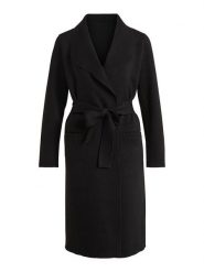 Vila Płaszcz przejściowy w kolorze czarnym rozmiar: XXL. Czarne płaszcze Vila, xxl, bez wzorów, bez kaptura. Za 261.05 zł.