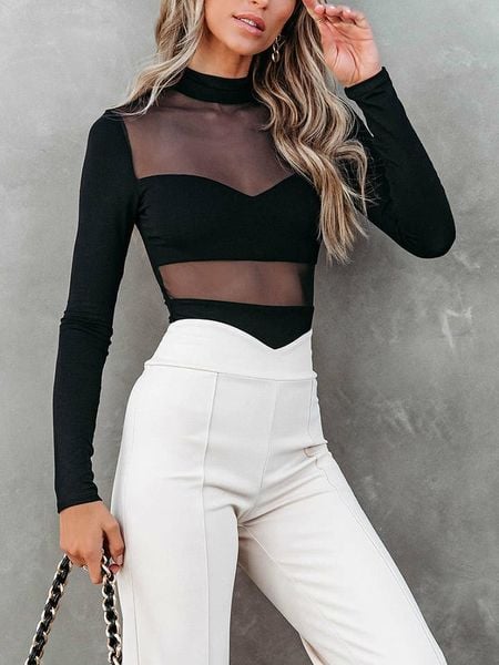 LA Angels Bluzka w kolorze czarnym rozmiar: XL. Czarne bluzki LA Angels, xl, bez wzorów, bez kołnierzyka, bez ramiączek. Za 135.49 zł.