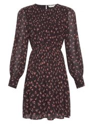 MOSS COPENHAGEN Sukienka "Evelda Orabella" w kolorze brązowo-różowym rozmiar: L. Brązowe sukienki Moss Copenhagen, l, bez wzorów, z wiskozy, bez kołnierzyka, bez ramiączek, mini. Za 208.99 zł.