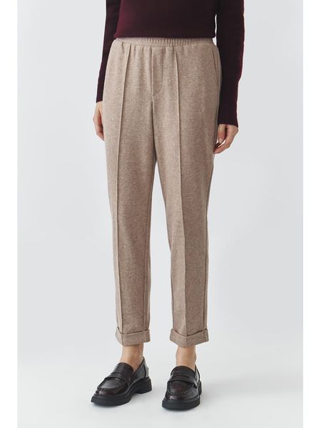 TATUUM Spodnie "Sumko" w kolorze szarobrązowym rozmiar: 36. Brązowe spodnie materiałowe Tatuum, bez wzorów, z materiału. Za 200.60 zł.