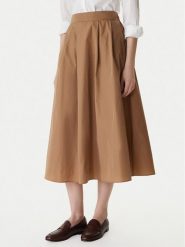 Marella Spódnica trapezowa Diva 2615101031 Brązowy Regular Fit. Brązowe spódnice Marella, bez wzorów, z syntetyku, trapezowe. Za 589.99 zł.