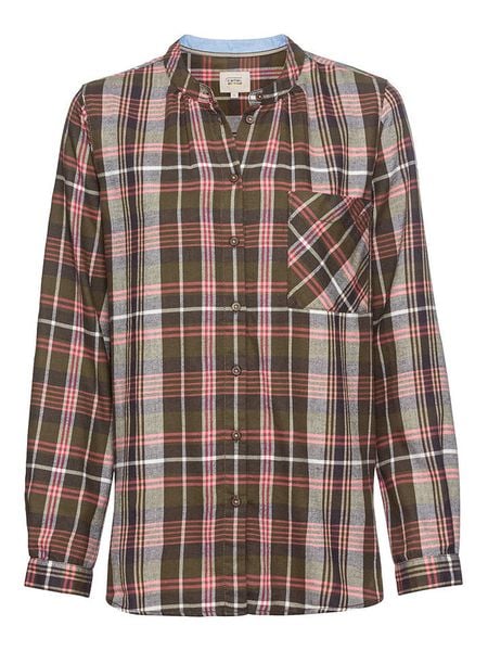 Camel Active Bluzka w kolorze oliwkowo-różowym rozmiar: XXL. Brązowe bluzki Camel Active, xxl, bez wzorów, bez kołnierzyka, bez ramiączek. Za 170.87 zł.