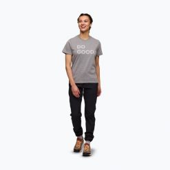 Koszulka damska Cotopaxi Do Good. Szare t-shirty sportowe Cotopaxi, bez wzorów, bez ramiączek. Za 179.99 zł.