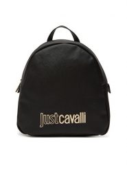 Just Cavalli Plecak 78RA4BBD ZS766 Czarny. Czarne plecaki Just Cavalli, bez wzorów, ze skóry, bez dodatków. Za 579.99 zł.