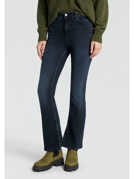 Hugo Boss Orange Dżinsy - Bootcut fit - w kolorze granatowym rozmiar: W27/L32. Niebieskie jeansy Hugo Boss Orange, l, bez wzorów, klasyczne. Za 274.75 zł.