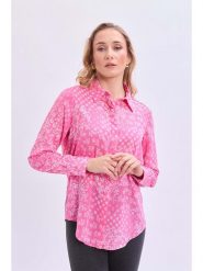 Marks & Spencer Koszula w kolorze różowym rozmiar: 46. Różowe koszule Marks & Spencer, bez wzorów, bez kołnierzyka, bez ramiączek. Za 61.46 zł.