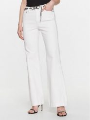 MICHAEL Michael Kors Jeansy MS3904180V Biały Flare Fit. Białe jeansy MICHAEL Michael Kors, bez wzorów, z bawełny. Za 1,149.00 zł.