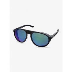 Okulary przeciwsłoneczne Uvex MTN Classic Pure - black/mirror green/supravision. Czarne okulary przeciwsłoneczne UVEX, bez wzorów. Za 429.99 zł.