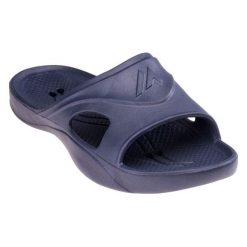 Klapki Martes Ambony 92800401753 granatowe niebieskie. Niebieskie klapki bez wzorów, z materiału, sportowe, bez obcasa, bez zapięcia. Za 70.37 zł.