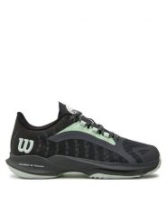 Wilson Buty do tenisa Hurakn Pro W WRS331740 Czarny. Czarne buty treningowe Wilson, bez wzorów, z materiału, bez zapięcia, tenisowe. Za 509.99 zł.
