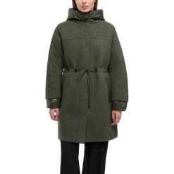 Kurtka GEOX W KLEOPY Zielony. Zielone kurtki Geox, bez wzorów, z tkaniny, bez kaptura. Za 1,400.00 zł.