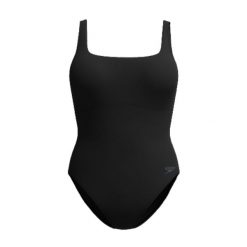Strój kąpielowy jednoczęściowy damski na basen Speedo Shaping Eclipse. Czarne stroje jednoczęściowe Speedo, bez wzorów, sportowe. Za 454.08 zł.
