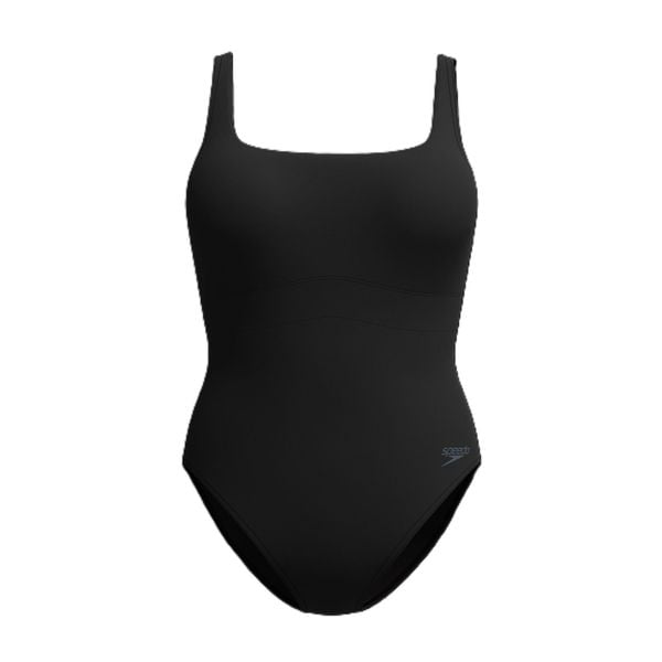 Strój kąpielowy jednoczęściowy damski na basen Speedo Shaping Eclipse. Czarne stroje jednoczęściowe Speedo, bez wzorów, sportowe. Za 454.08 zł.