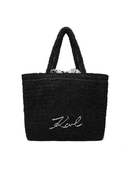 KARL LAGERFELD Torebka B1W46079 Czarny. Czarne torebki klasyczne KARL LAGERFELD, bez wzorów, bez dodatków. Za 849.99 zł.