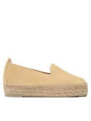 Manebi Espadryle Suede Double Sole Espadrilles R 4.2 D0 Beżowy. Brązowe espadryle Manebi, bez wzorów, ze skóry, bez obcasa. Za 409.99 zł.