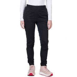 Spodnie narciarskie dla kobiet Rossignol Poursuite. Czarne spodnie narciarskie Rossignol, bez wzorów, z materiału, do biegania. Za 359.00 zł.