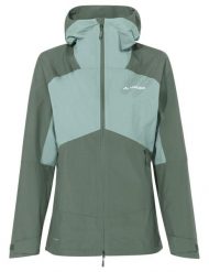 Kurtka damska Simony 2,5L Jacket V. Zielone kurtki Vaude, l, bez wzorów, z materiału, biznesowe, bez kaptura. Za 985.75 zł.