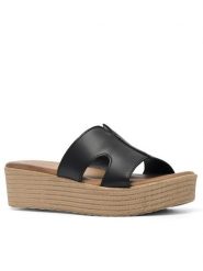 Lasocki Klapki ARC-4883-06 Czarny. Czarne klapki Lasocki, bez wzorów, ze skóry, bez obcasa, bez zapięcia. Za 73.99 zł.