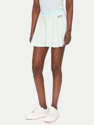 EA7 Emporio Armani Spódnica tenisowa 7W000204 AF13282 M9040 Biały Regular Fit. Białe spodnie sportowe EA7 Emporio Armani, bez wzorów, z syntetyku, tenisowe. Za 389.99 zł.