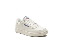 Buty Reebok Club C 85 Białe. Białe buty treningowe Reebok, bez wzorów, z materiału, bez zapięcia, trekkingowe, Reebok Club. Za 239.99 zł.