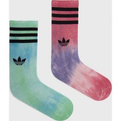Adidas Originals skarpetki (2-pack). Skarpetki adidas Originals, bez wzorów, z włókna. W wyprzedaży za 67.99 zł.