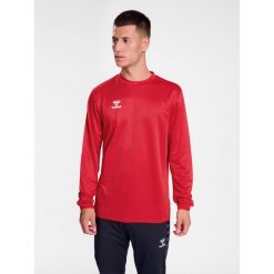 Bluza hmlESSENTIAL SWEATSHIRT. Niebieskie bluzy Hummel, xl, bez wzorów, bez kaptura, na fitness i siłownię. Za 100.00 zł.