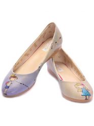 Goby Baleriny w kolorze beżowym ze wzorem rozmiar: 36. Brązowe baleriny Goby, bez wzorów, bez obcasa, bez zapięcia. Za 117.17 zł.