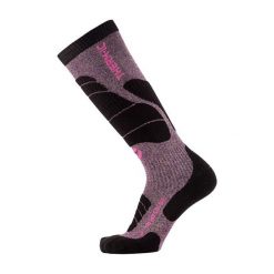 Skarpety narciarskie kobieta Therm-ic Ski Merino Reflector Women wysokosc kolano. Czerwone skarpetki THERM-IC, bez wzorów, z elastanu. Za 199.00 zł.