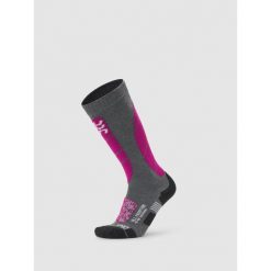 Ski All Mountain Socks. Fioletowe skarpetki sportowe Uyn, bez wzorów, narciarskie. Za 84.99 zł.