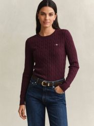 Gant Sweter Kobiety Bawełna lila, XXL. Swetry Gant, xxl, bez wzorów, z bawełny, bez ramiączek. Za 699.95 zł.