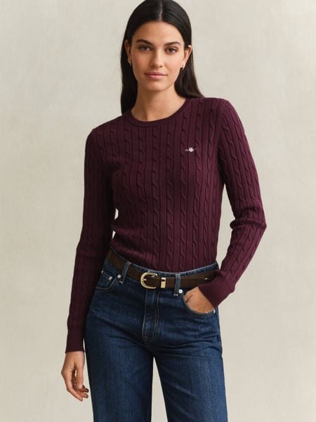 Gant Sweter Kobiety Bawełna lila, XXL. Swetry Gant, xxl, bez wzorów, z bawełny, bez ramiączek. Za 699.95 zł.