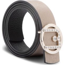 Pasek Damski LIU JO - 3.5 Belt Lj Logo Str A68233 E0042 Oro Z9667. Czarne paski marki Liu Jo, w paski, ze skóry ekologicznej. Za 299.00 zł.