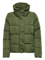 ONLY Kurtka zimowa "Cool" w kolorze zielonym rozmiar: XL. Zielone kurtki ONLY, na zimę, xl, bez wzorów, z puchu, bez kaptura. Za 142.53 zł.