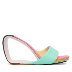 Klapki United Nude. Zielone klapki United Nude, bez wzorów, bez obcasa, bez zapięcia. Za 1,259.00 zł.