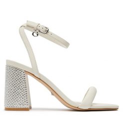 Sandały Guess. Sandały Guess, z aplikacjami, bez obcasa, na słupku, bez zapięcia. Za 519.99 zł.