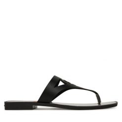Japonki KARL LAGERFELD. Czarne japonki KARL LAGERFELD, bez wzorów. Za 399.99 zł.