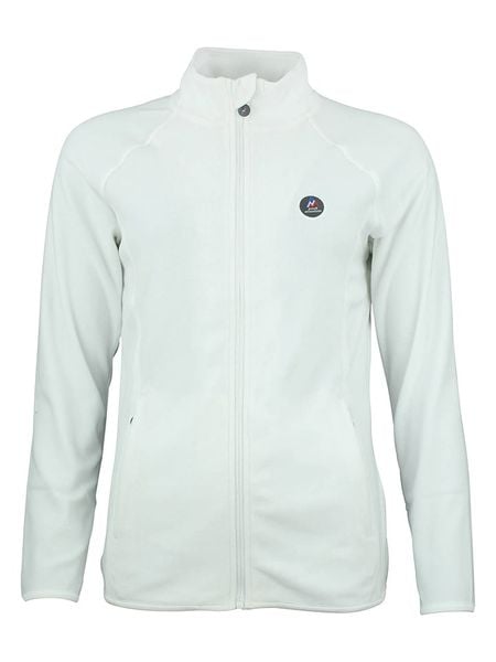 Peak Mountain Kurtka polarowa "Afonor" w kolorze kremowym rozmiar: M. Brązowe kurtki Peak Mountain, m, z aplikacjami, z materiału, bez kaptura. Za 96.14 zł.