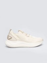 Sneakersy damskie beżowe TT274038 801. Brązowe buty sportowe lifestyle BIG STAR, z aplikacjami, z materiału, klasyczne, z okrągłym noskiem, bez zapięcia. Za 189.99 zł.