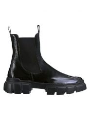 Högl Skórzane sztyblety "Adventure" w kolorze czarnym rozmiar: 38. Czarne botki Högl, bez wzorów, sportowe, bez obcasa, bez zapięcia. Za 478.62 zł.