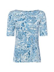 Lauren Ralph Lauren Koszula Kobiety Bawełna niebieski|wielokolorowy, S. Niebieskie koszule Lauren Ralph Lauren, s, bez wzorów, z bawełny, bez kołnierzyka, bez ramiączek. Za 329.95 zł.