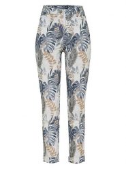 Relaxed by TONI Spodnie chino w kolorze biało-niebiesko-beżowym rozmiar: W42. Niebieskie chinosy Relaxed by TONI, bez wzorów. Za 173.99 zł.