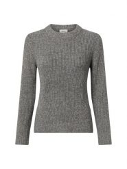 S.Oliver sweter z dzianiny z domieszką wełny Kobiety Bawełna szary, 44. Szare swetry S.Oliver, s, bez wzorów, z bawełny, bez ramiączek. Za 229.95 zł.