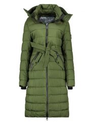 Canadian Peak Płaszcz zimowy "Cabimeak" w kolorze zielonym rozmiar: L. Zielone płaszcze Canadian Peak, na zimę, l, bez wzorów, z puchu, bez kaptura. Za 381.24 zł.
